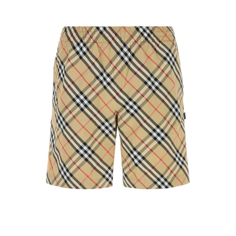 Burberry Men Embroidered Nylon Swimming Shorts